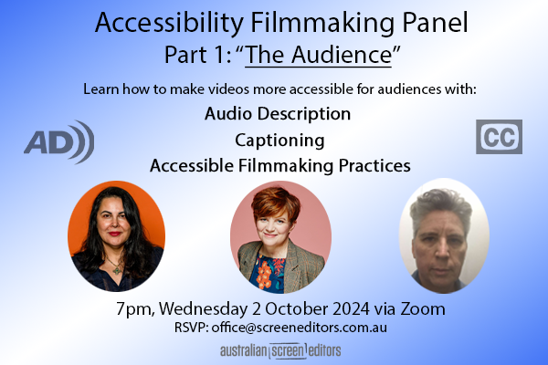 Accessibility Panel Part 1 Recording